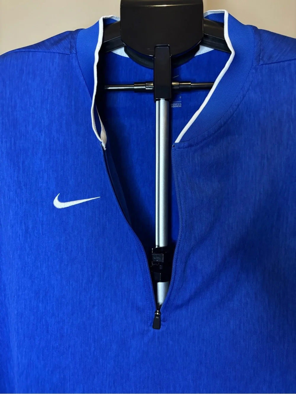 Nike Dri-FIT Men’s Large Blue Full Zip Lightweight Jacket Athletic Golf